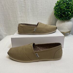 Skechers BOBS Plush Peace and Love Casual Slip-on Flats Women's Sz US 8 Beige